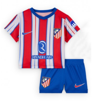 Atletico Madrid Hjemmebanesæt Børn 2024-25 Kort ærmer (+ korte bukser)